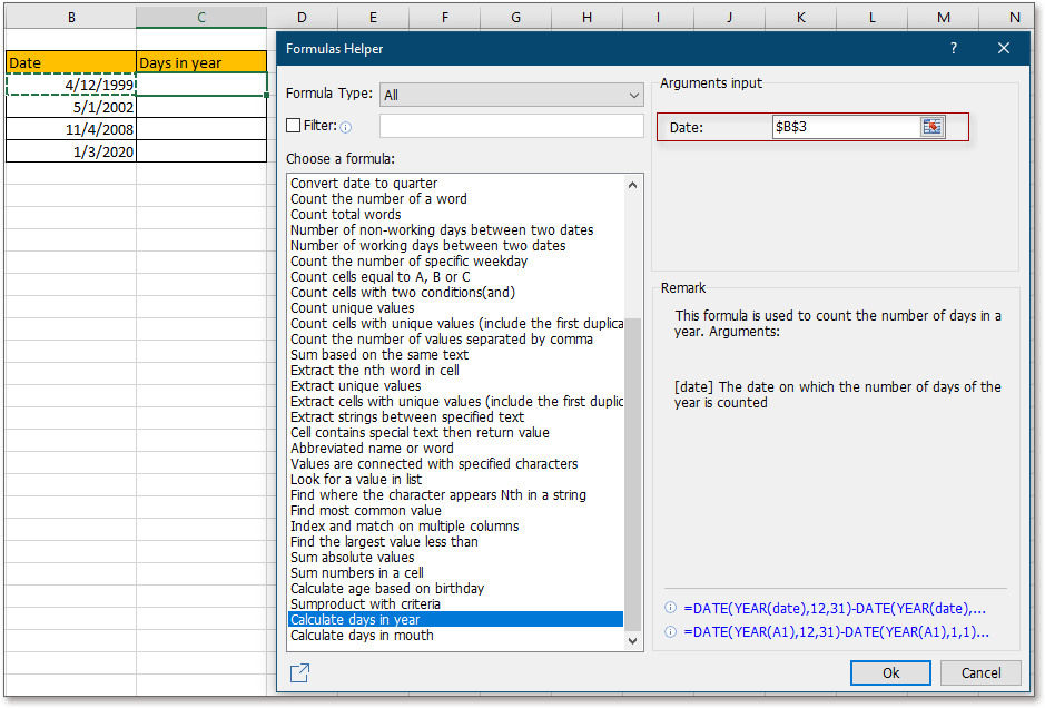 shot calculate days in year 1