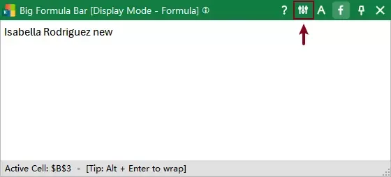 the Specified range of action iption