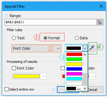 doc filter by font color 5