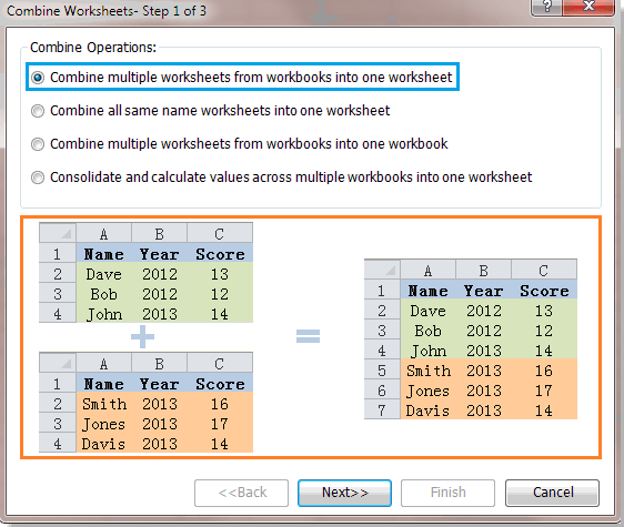 kutools excel combine number of 2 cells