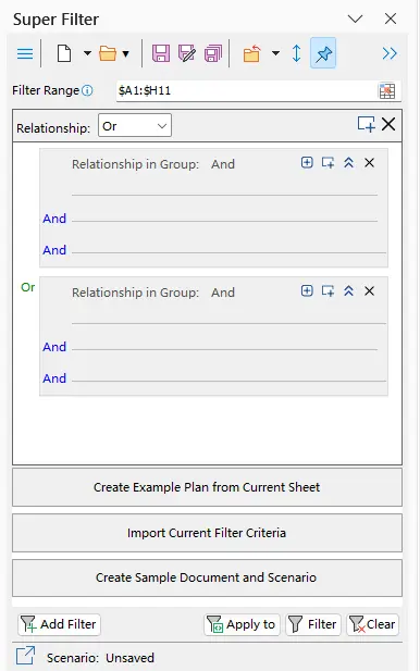 Super Filter Improvements