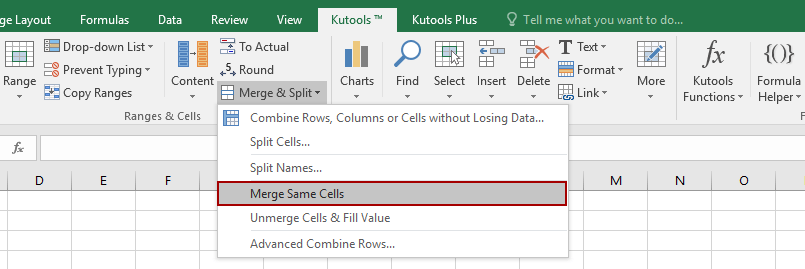 shot merge same cells 1