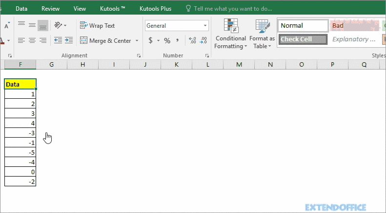 Directly print data with circle invalid data in Excel