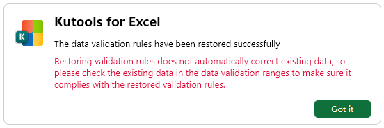 Check the verification result when no issues are detected