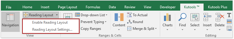 Easily Reading Viewing A Large Number Of Rows And Columns In Excel 2232