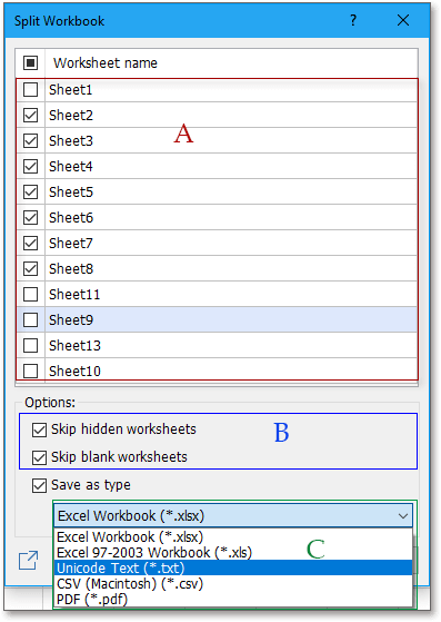 bölünmüş çalışma kitabı 5 kopya