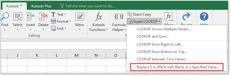 coup vlookup remplacer na 2
