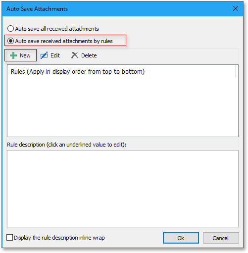 Quickly save all attachments from multiple or all emails in Outlook