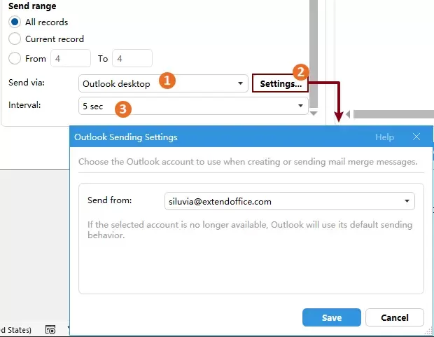 how to send emails via outlook desktop