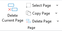 Kutools tab Page group