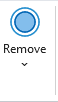 Kutools tab Remove group