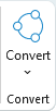 Kutools tab Convert group