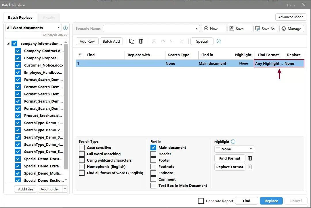 a screenshot showing the configuration