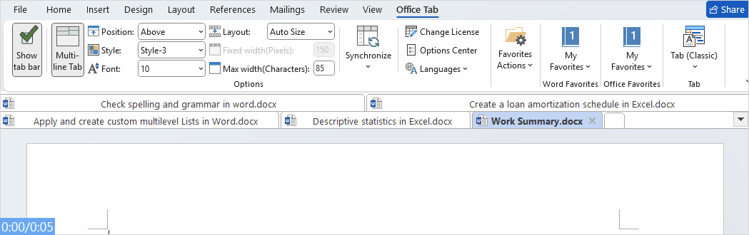 Drag-and-drop tabs