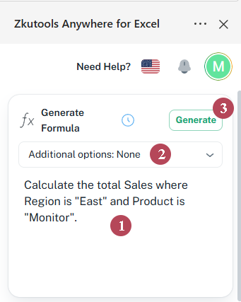 Use Generate Formula