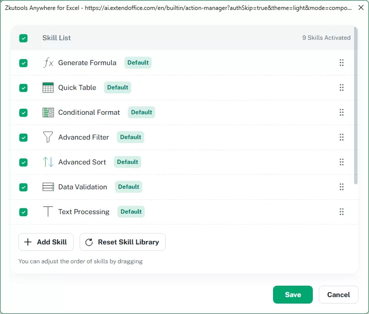 Skill Library Management